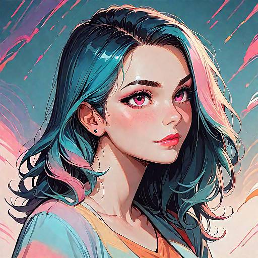 High-Score Portrait with Volumetric Lighting