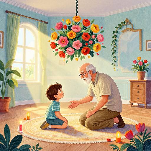 Grandpa Teaching Life Lessons