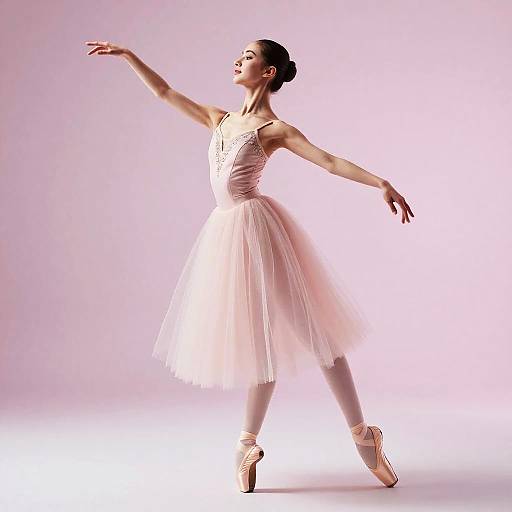 Elegant Celebrated Ballet Dancer Portrait