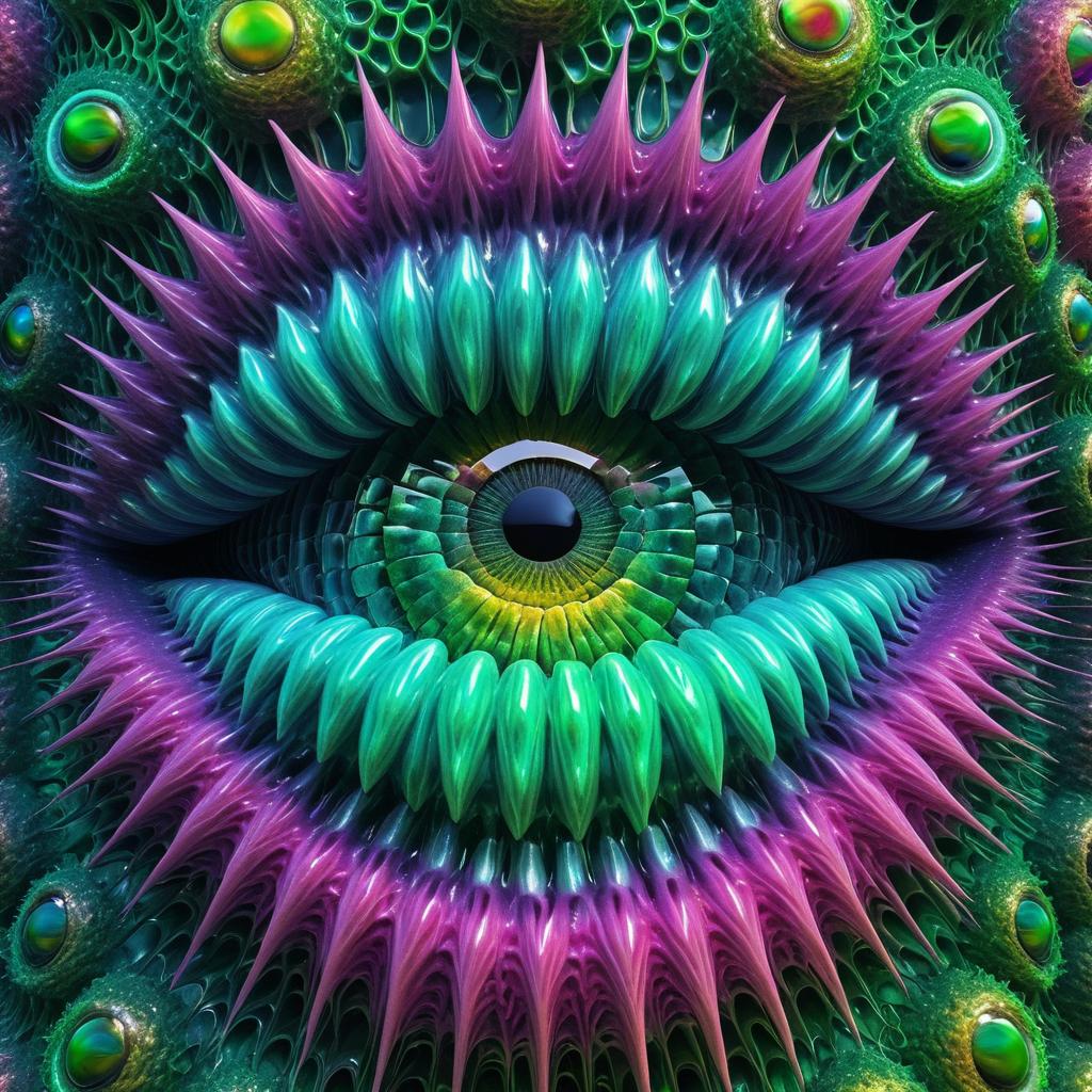 Surreal Hyper-Realistic Psychedelic Entity