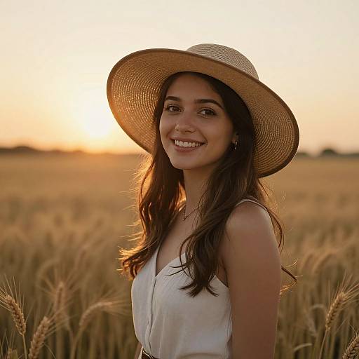 Serene Golden Hour Portrait