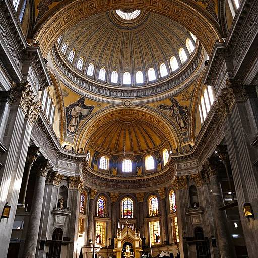 Inverted Byzantine Cathedral Atrium