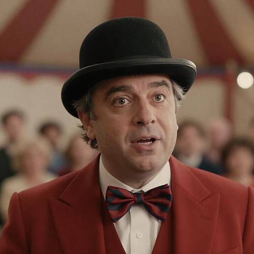 Charming Speaker in Circus Setting