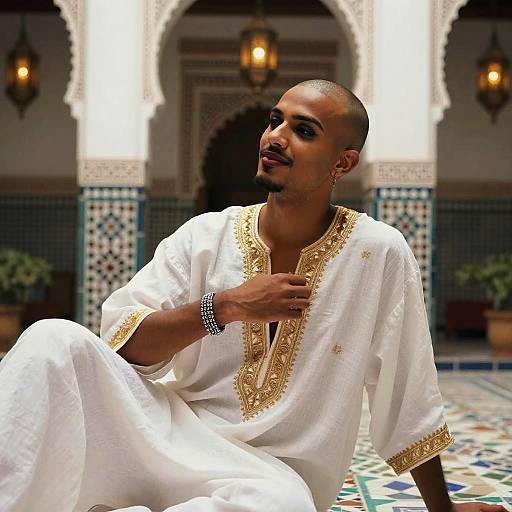 Elegant Moroccan Fashion Editorial