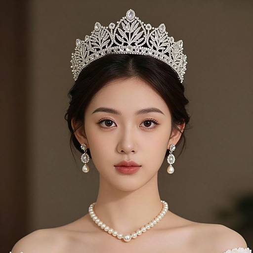 Elegant Vintage-Inspired Bridal Crown