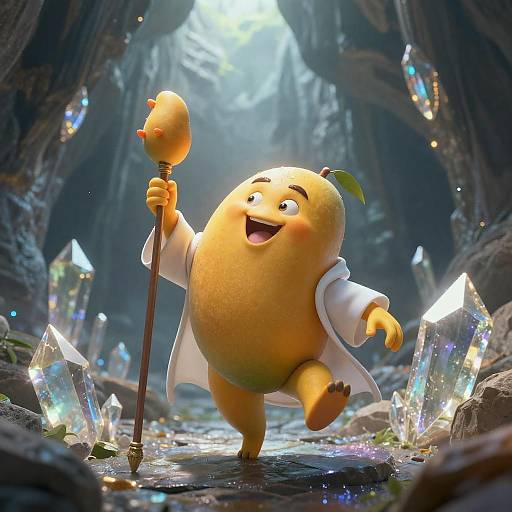 Epic Mango Alchemist in Crystal Cave