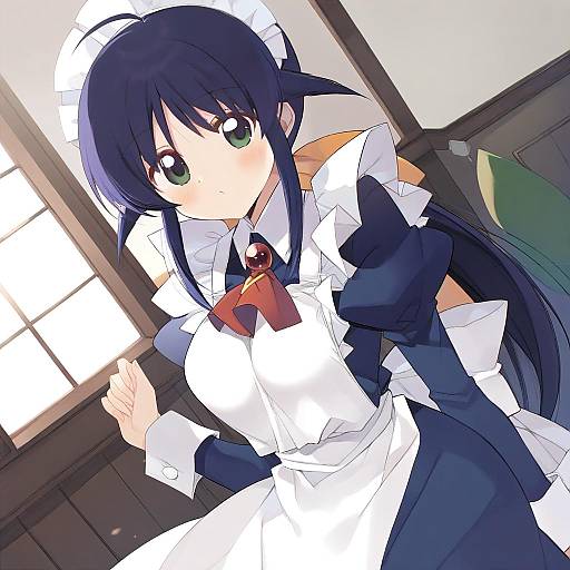 Illustration of Andou mahoro, mahoromatic in the style of Rento (rukeai)