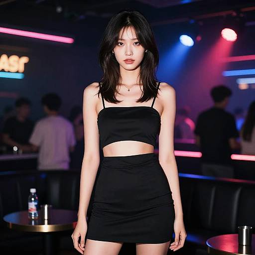 Choppy Layers in Nightclub Fashion