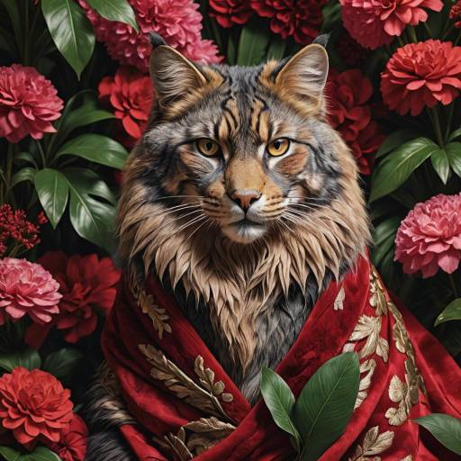 Elegant Animal Fashion Magazine Cover
