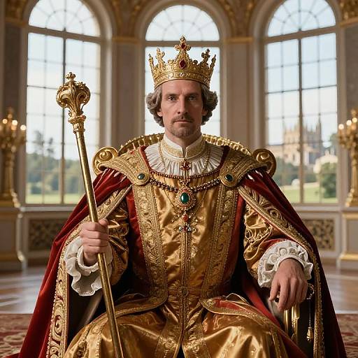 Royal Portrait of Noble Authority