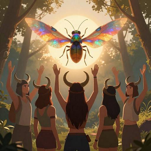 Epic Encounter in Enchanted Forest