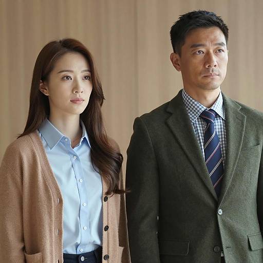 Candid Shot of a Stylish Couple