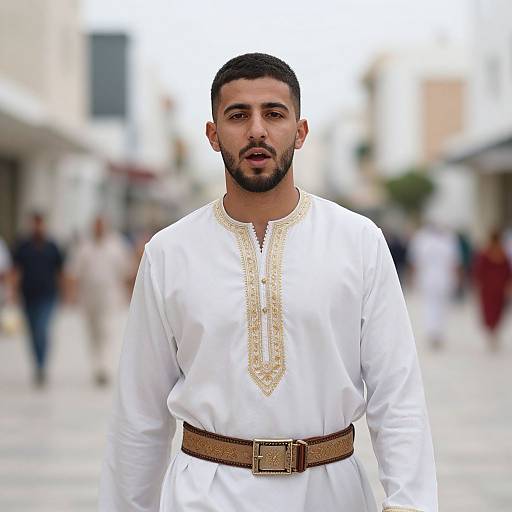 Realistic Tunisian Male in Costume