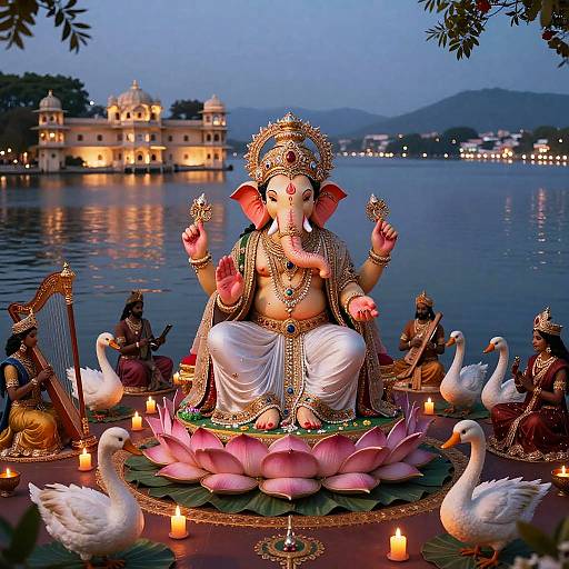 Celestial Queen at Udaipur Festival