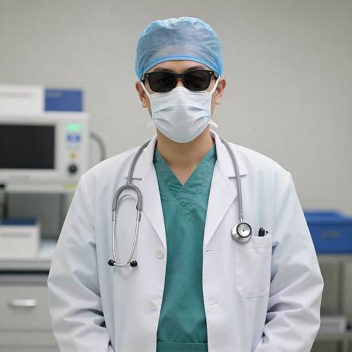 Portrait of a Stylish Male Surgeon