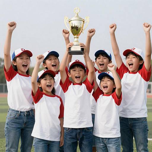 Joyful Celebration of Young Champions