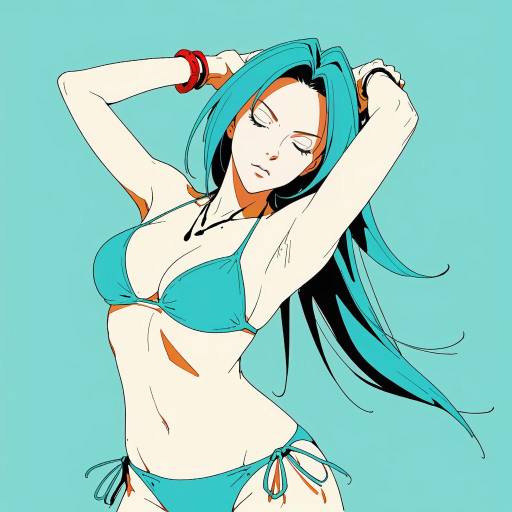 Swimsuit Sketch of a Xenogears Girl