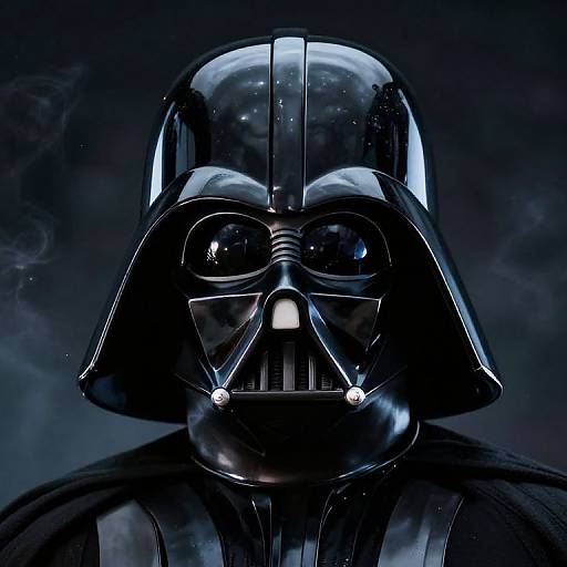 Darth Vader Dramatic Close-Up Portrait