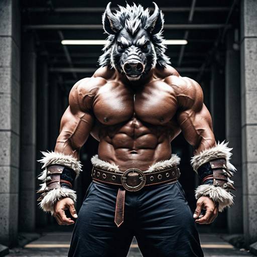 Fierce Inosuke Hashibira Cosplay Costume