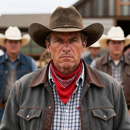 Stern Cowboy: A Western Character Portrait