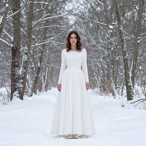 Snow White Winter Dress Scene