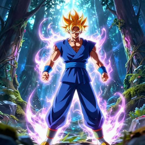 SSJ7 Transformation in Mystical Forest