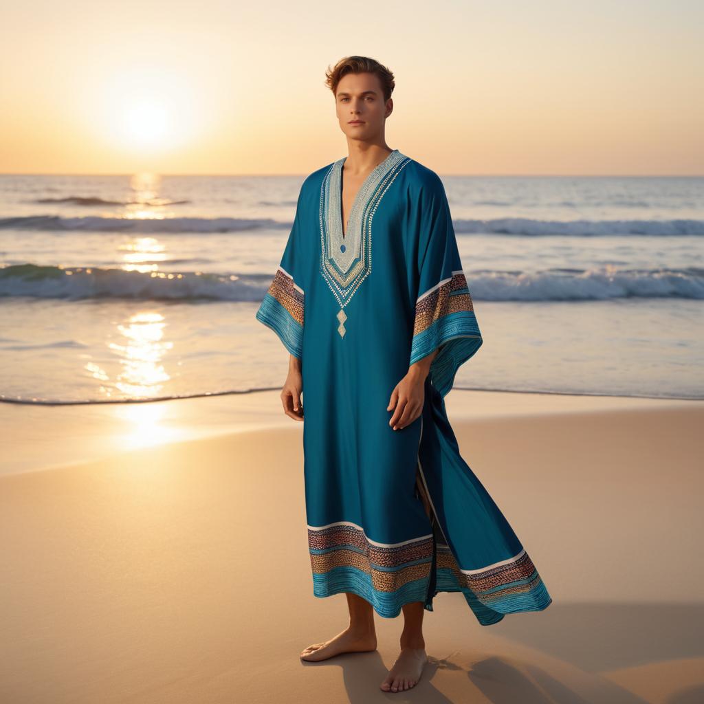 Sunset Serenity: Ethnic Kaftan Vibes