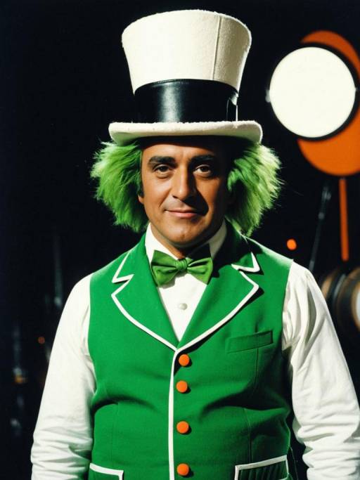 Man in Oompa Loompa Costume