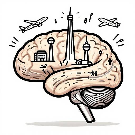 Keith Haring AI Brain with Aviation