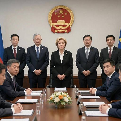 Formal Government Office Meeting Photo