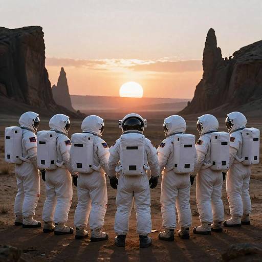 Astronauts United on Alien Dawn