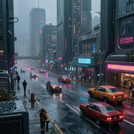 NES-Style Futuristic Cityscape