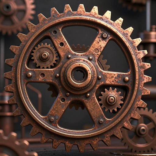 Steampunk Gears and Tessellated Geometry