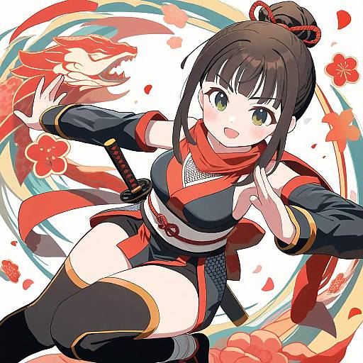 Illustration of Hamaguchi ayame, idolmaster in the style of Kibisake