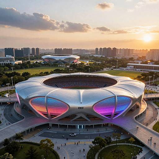 Futuristic Stadium Concept Design