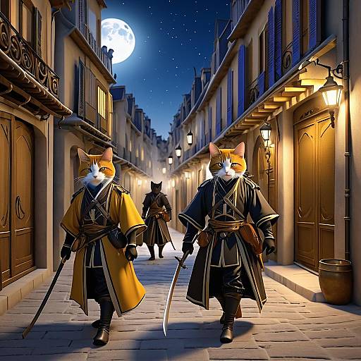 Belle Époque Street Samurai Tabaxi Chase