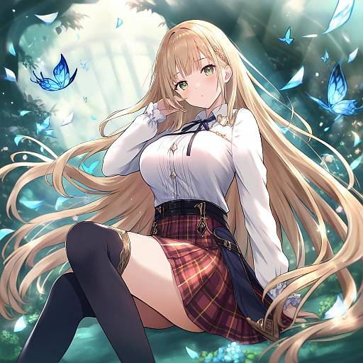 Illustration of Anne (shingeki no bahamut), shingeki no bahamut in the style of Shironeko yuuki