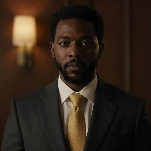 Sophisticated Portrait of a Black Man