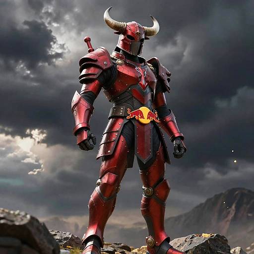 Red Bull Warrior Armor Concept