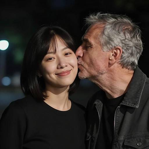 Intimate Evening: Couple in Soft Light