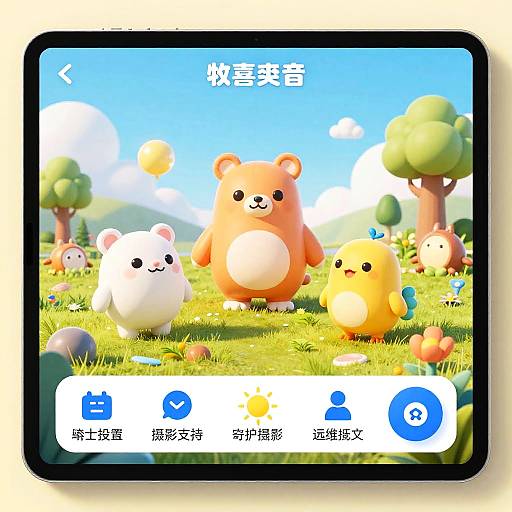 3D Cartoon World Creator App