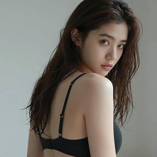 Moody Portrait of a Young Woman