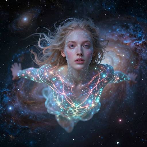 Ethereal Celestial Being Portrait