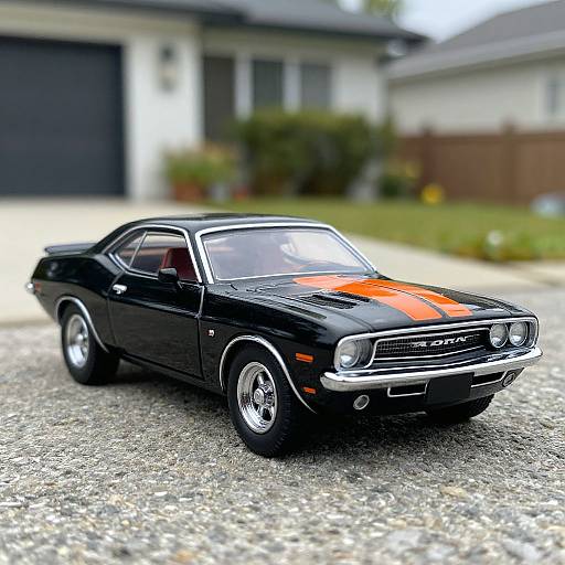 Shiny 1970 Dodge Challenger R/T Model