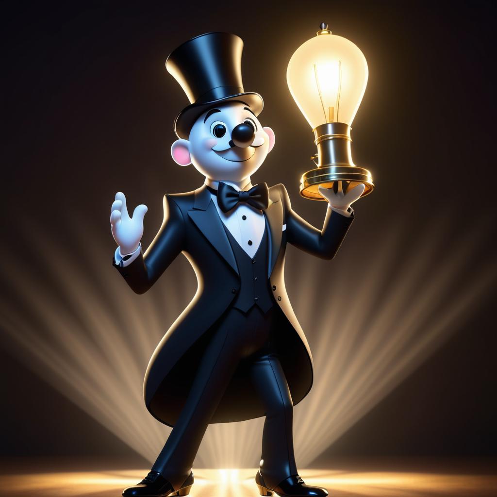 Dapper Lamp Dancing at a Gala