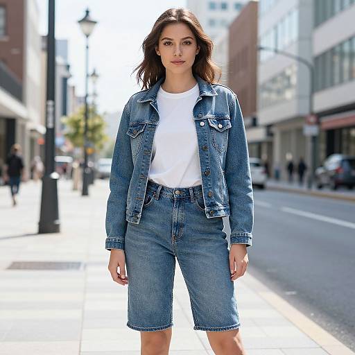 Casual Urban Style Woman Portrait