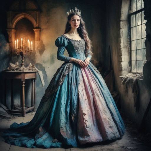 Grunge Medieval Forsaken Princess in Pastels Grunge Medieval Forsaken Princess in Pastels