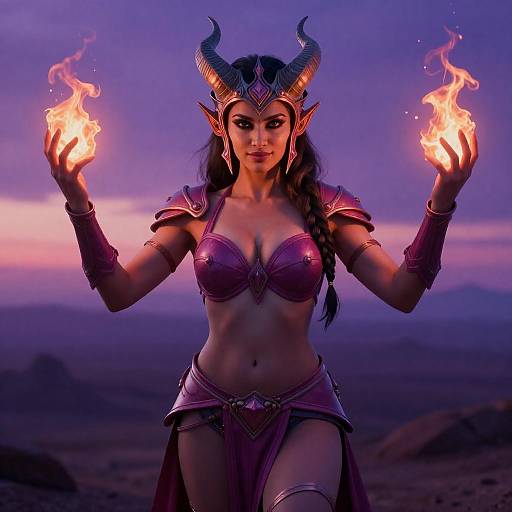 Morathi Dark Sorceress at Twilight