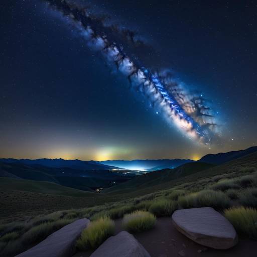 Starlit Milky Way Over Rocky Mountains