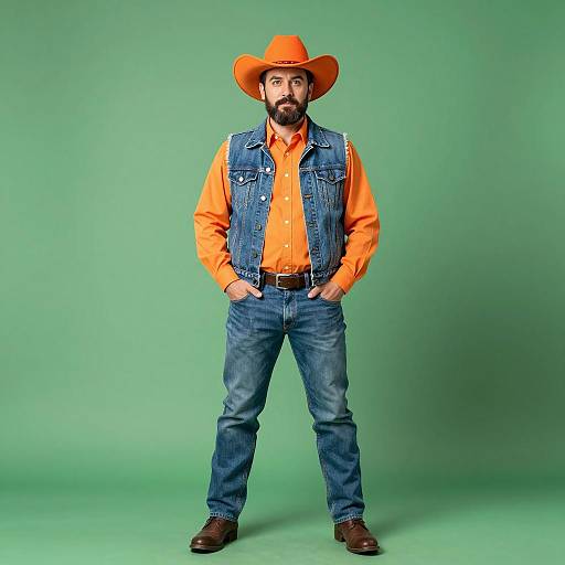 Creative Cowboy Costume Portrait Photography